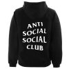 Anti Social Social Club Hoodie Back