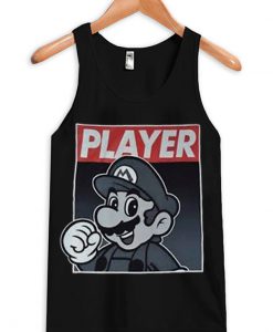 Super Mario Player Unisex Adult Tanktop
