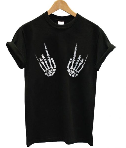 Skeleton Rock Hands T-shirt