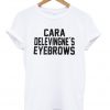 Cara Delevingne's Eyebrows Unisex T-shirt