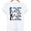 Dr Seuss i Will Drink Pabst Blue Ribbon T-shirt