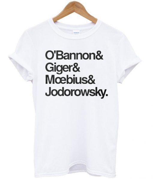 O'Bannon Giger Moebius Jodorowsky Unisex T-shirt