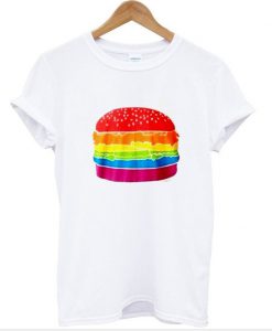 Rainbow Burger Unisex T-shirt