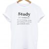 Study Verb T-shirt