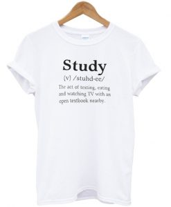 Study Verb T-shirt