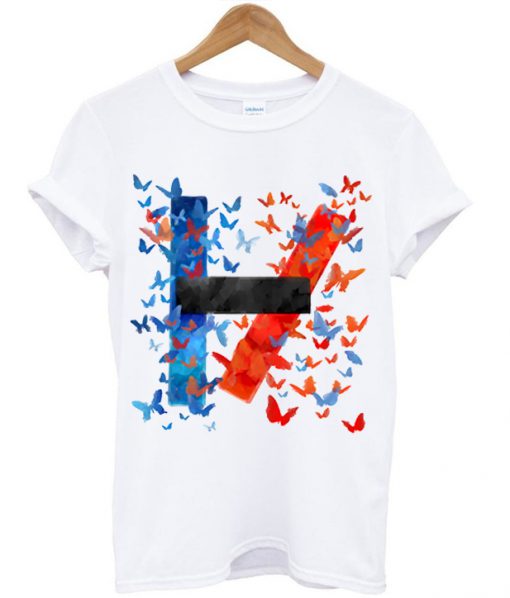 Butterfly Art Twenty One Pilots Logo Unisex T-shirt