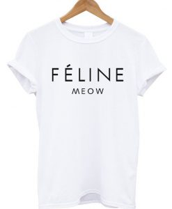 Feline Meow Inspired T-shirt
