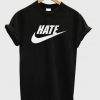 Hate Just Do It Symbol T-shirt