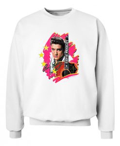 Elvis Presley The King Vintage With Guitar Sweatshirt