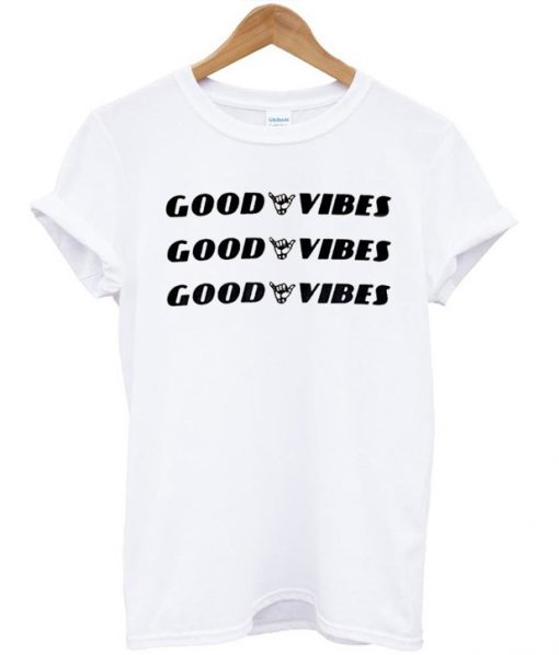Good Vibes T-shirt white