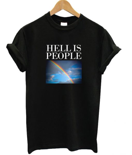 Hell Is Poeple T-shirt Black