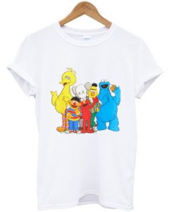 Sesame Street Big Bird Ernie Elmo Bert Cookie Monster T-shirt