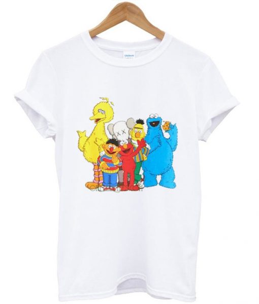 Sesame Street Big Bird Ernie Elmo Bert Cookie Monster T-shirt