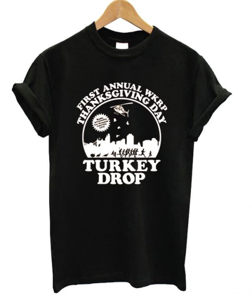 WKRP Turkey Drop T-shirt