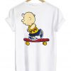 Charlie Brown Skateboard T-shirt Back