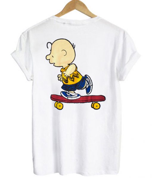 Charlie Brown Skateboard T-shirt Back