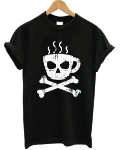 Coffee Mug Cross Bones T-shirt