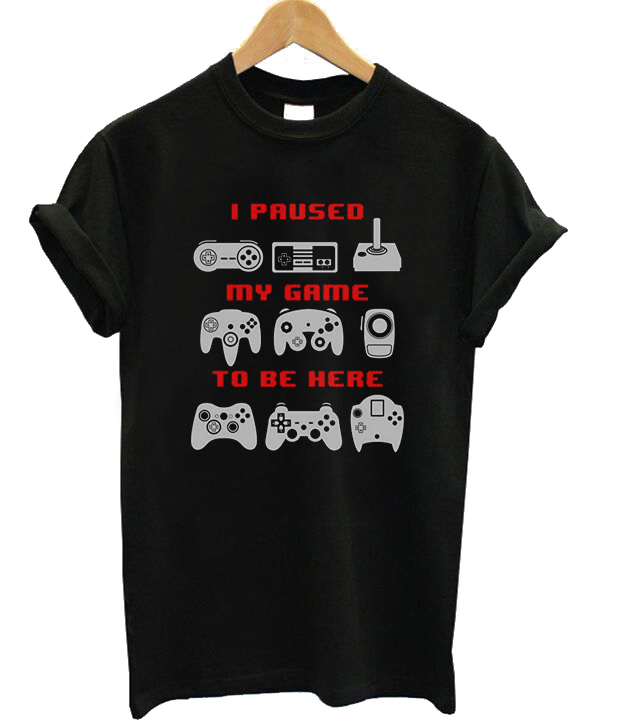 I Paused My Game To Be Here Controller T-shirt