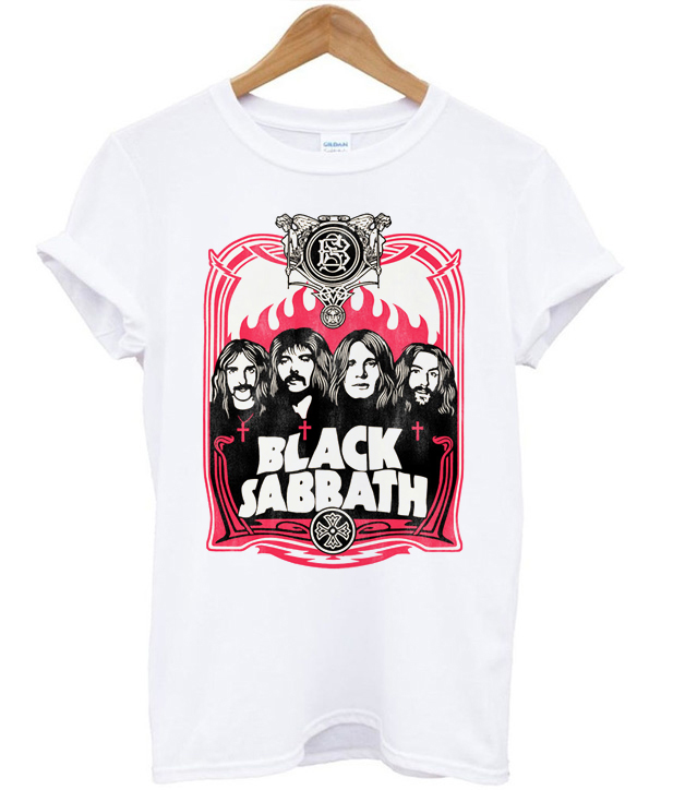 Black Sabbath Flame T-shirt – onfleektees.com
