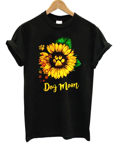 Dog Mom Sunflower T-shirt