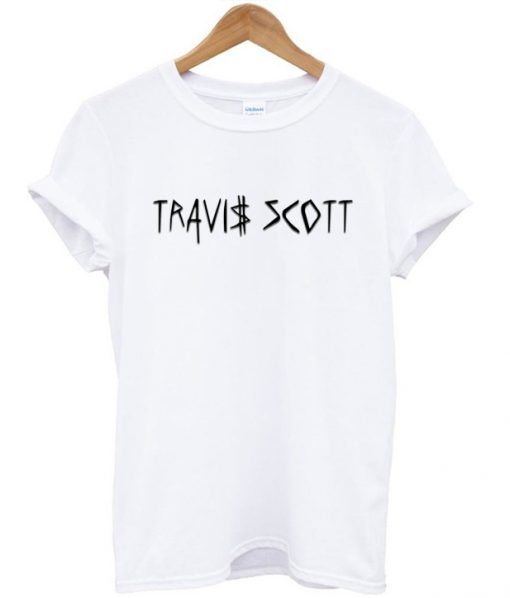 Travis Scott Name Logo T-shirt