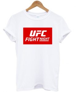 UFC Fight Night Red White T-shirt
