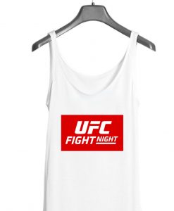 UFC Fight Night Red White Tank top