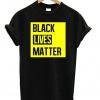Black Lives Matter Yellow T-shirt