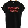 Virginity Rocks Burgundy T-shirt