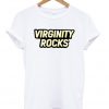 Virginity Rocks White Yellow T-shirt