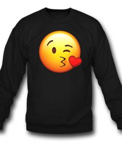 Emoji Kiss Sweatshirt