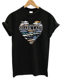 Grazy Shark Lady T-shirt