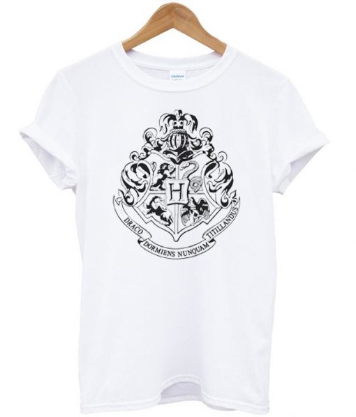 Hogwarts Black White T-shirt