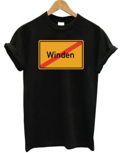 Ortsschild Winden Kostenlod T-shirt