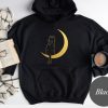 Cat in The Moon Hoodie T-shirt