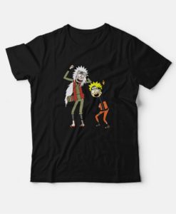Rick and Morty Naruto and Jiraiya T-shirt