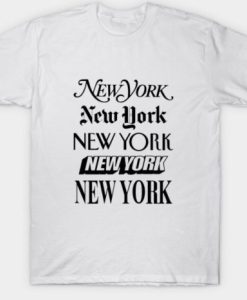 NEW YORK FONTS T-shirt