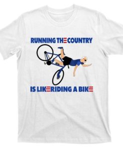 Merry 4th Of July Biden Bike Bicycle T-shirt