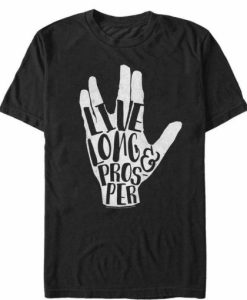 Live Long Prosper Hand Sign T-shirt