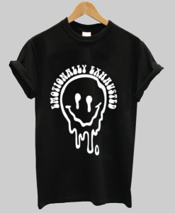 Emotionally Exhausted Funny Mental Health T-Shirt