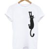 Hanging Cat T-shirt