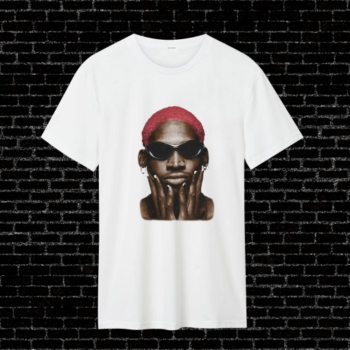 Dennis Rodman Red Hair T Shirt