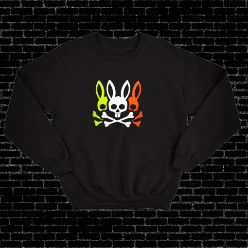 Psychedelic Bunny Psycho Bunny Sweatshirt