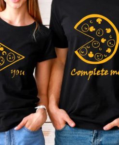 @ You Complete Me Pizza Couple T Shirt