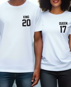King and Queen Couple T Shirt