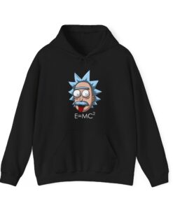 Einstein rick y morty style hoodie thd