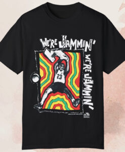 Michael Jordan Bob Marley We're Jamming T-shirt